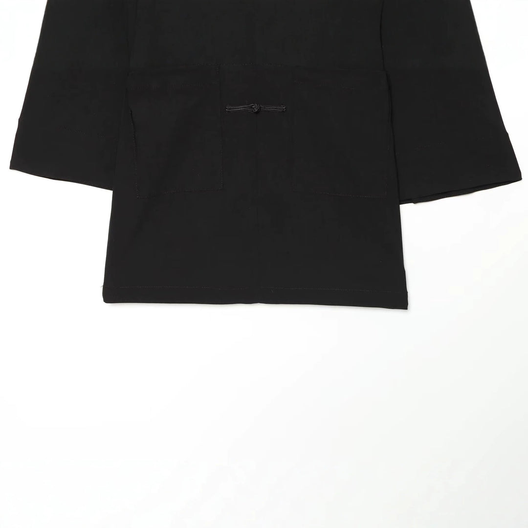 Damen Cape‑Mantel mit Stehkragen chinesischen Knotenverschlüssen und weiten Kimonoärmeln Echo Archiv