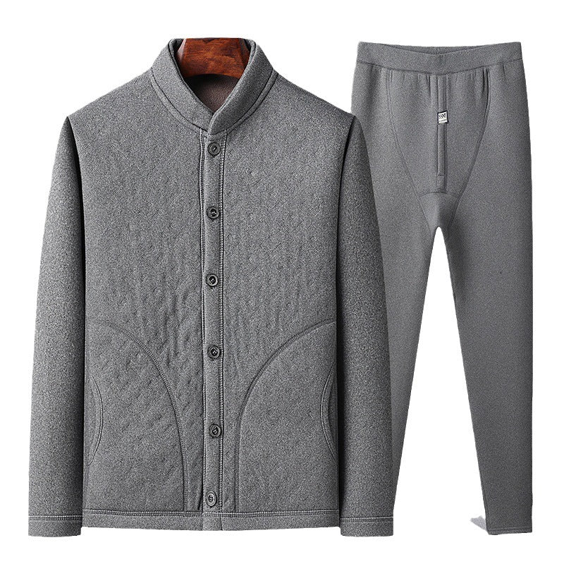 Herren modische Steppjacke mit schmalem Kragen Echoarchiv