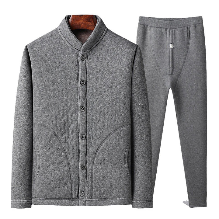 Herren modische Steppjacke mit schmalem Kragen Echoarchiv