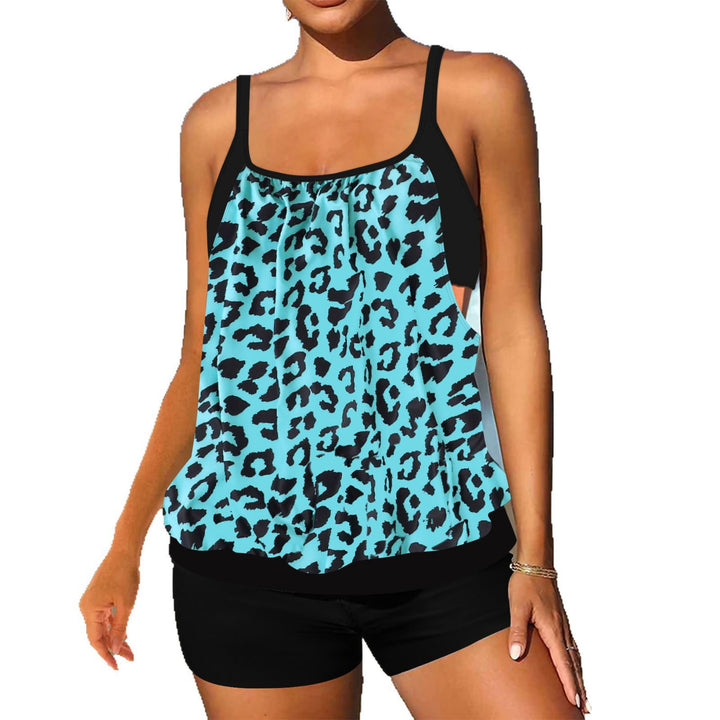 Damen Tankini mit animalischem Muster und lässigem Schnitt Echo Archiv
