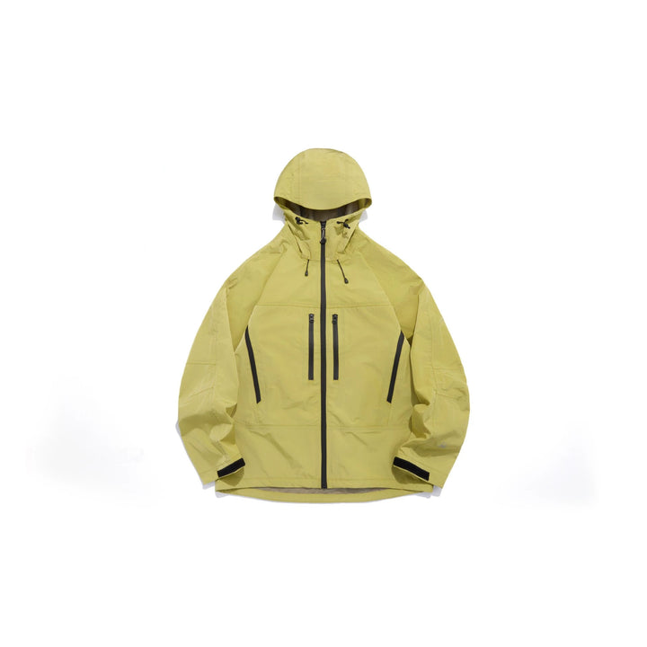 Unisex Technische Kapuzen-Outdoorjacke mit getapten Reißverschlüssen Echoarchiv