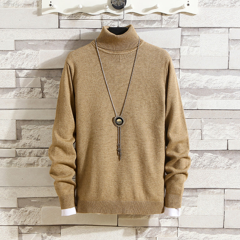 Herren Rollkragenpullover aus hochwertigem Strickmaterial Echoarchiv