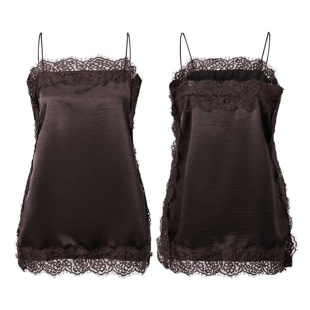 Damen Spitzentop mit zartem Saum Echo Archiv