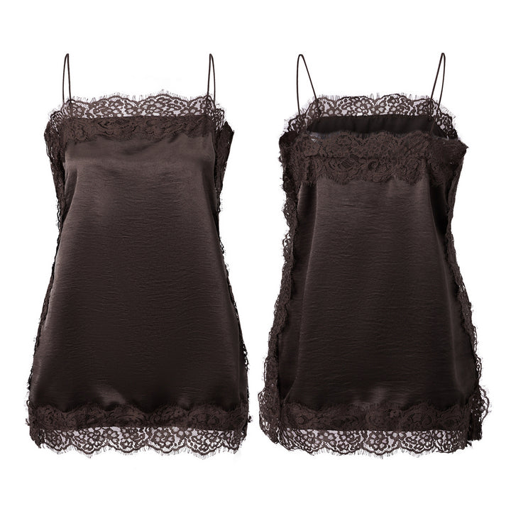 Damen Spitzentop mit zartem Saum Echo Archiv