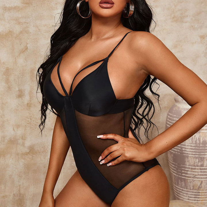 Damen Cut-Out Einteiler Badeanzug Echo Archiv