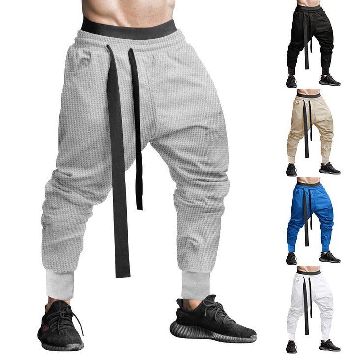 Herren Sportliche Relaxed Fit Jogginghose mit verstellbarem Bund Echoarchiv