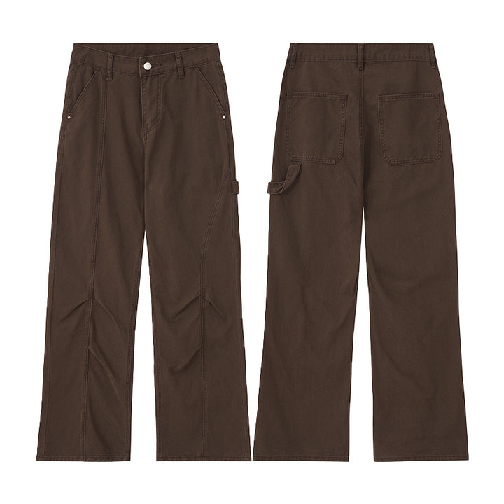 Herren weite Carpenterhose aus Baumwoll-Twill mit Hammerschlaufe und verstärkten Nähten Echo Archiv