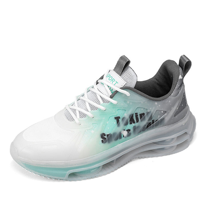 Unisex futuristische luftgepolsterte Sneaker mit transparentem TPU‑Obermaterial und sichtbarer Hohlkern‑Plateausohle – Norré
