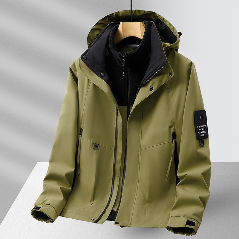 Unisex Fleecejacke mit hohem Kragen Echo Archiv