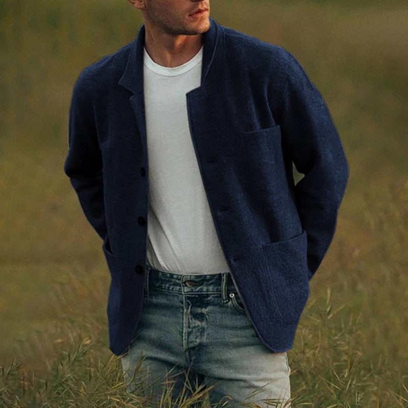 Herren lässige Strickjacke Echoarchiv