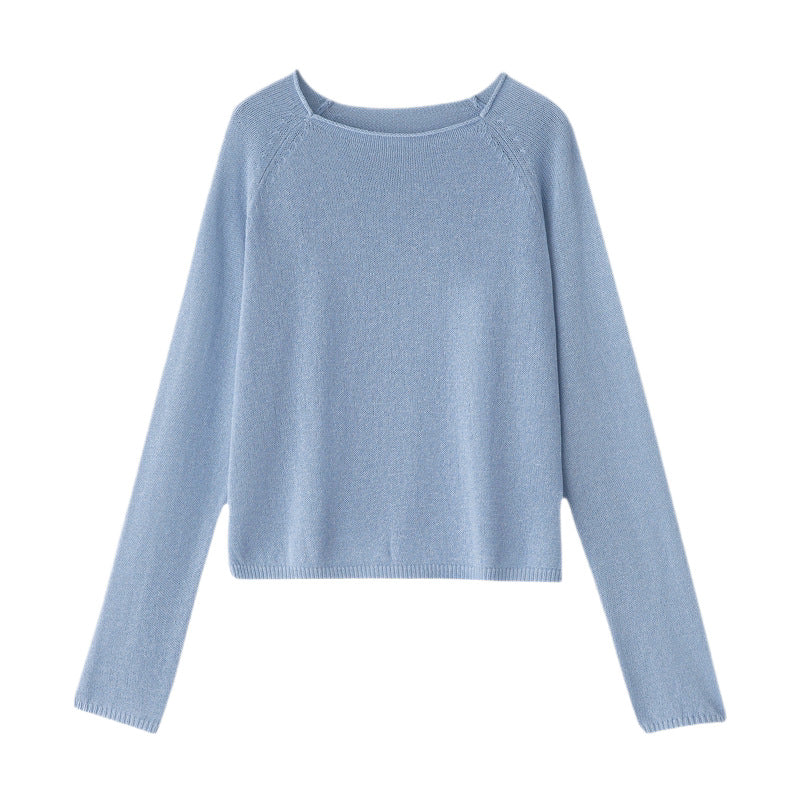 Damen Feinstrickpullover mit Raglanärmeln und weiter Passform Echo Archiv