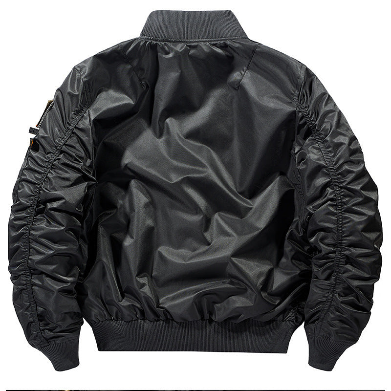 Herren nan windabweisende Pilot-Flightjacke mit modularen Fronttaschen, Ärmelorganizer und elastischem Bund Echo Archiv