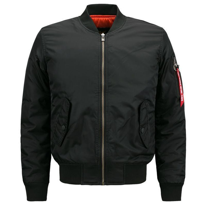 Herren windabweisende Pilot-Bomberjacke mit wattierter Innenlage und Ärmeltasche Echo Archiv