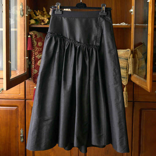 Damen Eleganter Midi-Rock mit schönem Taillenzug Echoarchiv