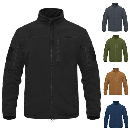 Herren Fleecejacke mit praktischen Taschen Echoarchiv
