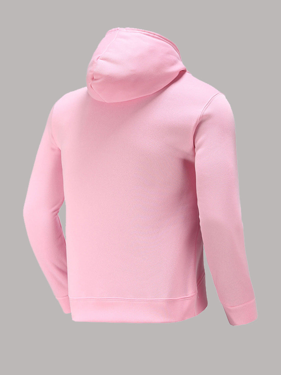 Herren Hoodie mit auffälligem Grafikerdruck und bequemen Kängurutaschen Echoarchiv