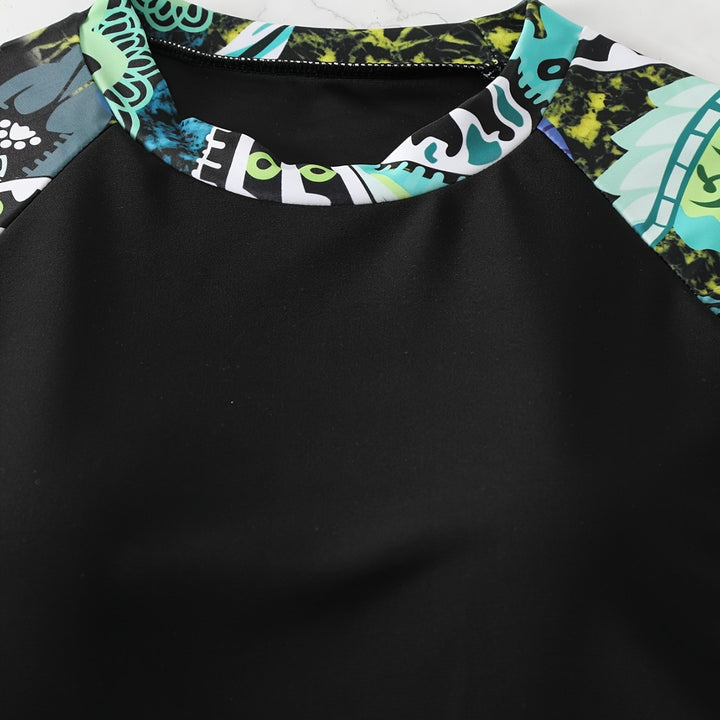 Damen Rashguard mit kurzen Badeshorts Echo Archiv