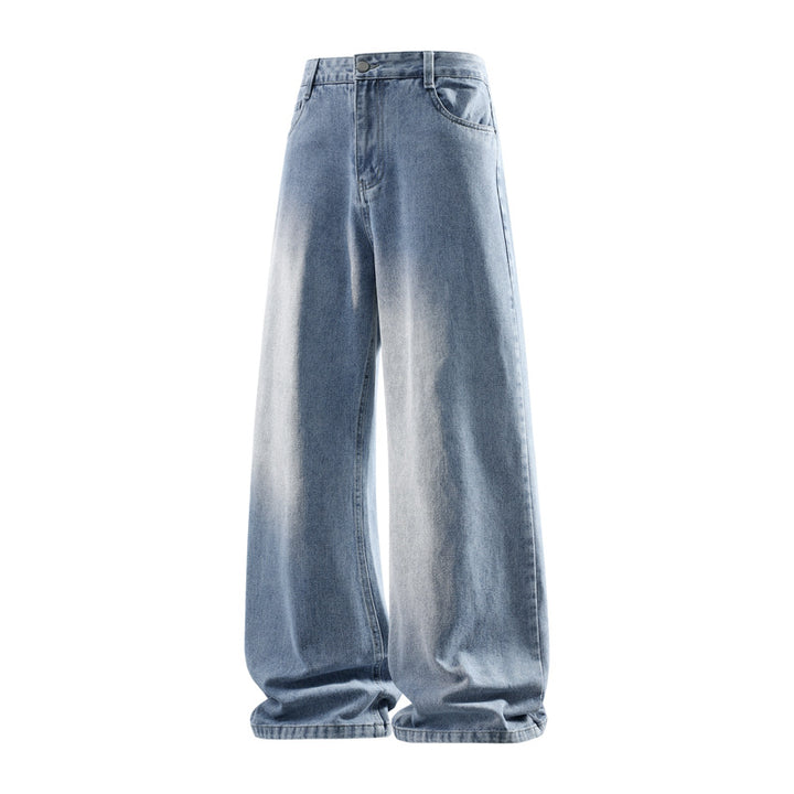 Damen Weite hochtaillierte Baggy-Jeans im Vintage-Look mit extra weitem Bein Echoarchiv