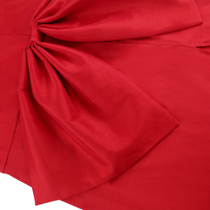 Damen Elegantes Abendkleid mit dekorativem Schleifen-Akzent und hohem Schlitz Echo Archiv