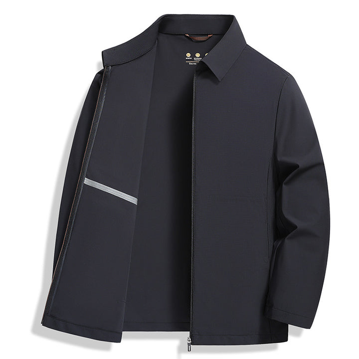 Herren leichte Übergangsjacke mit wasserabweisendem Material und praktischen Taschen Echoarchiv