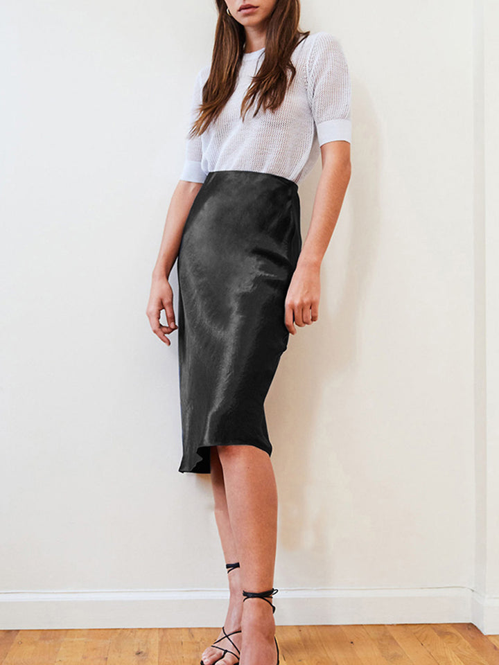 Damen Elegante und fließende Midibluse Echoarchiv