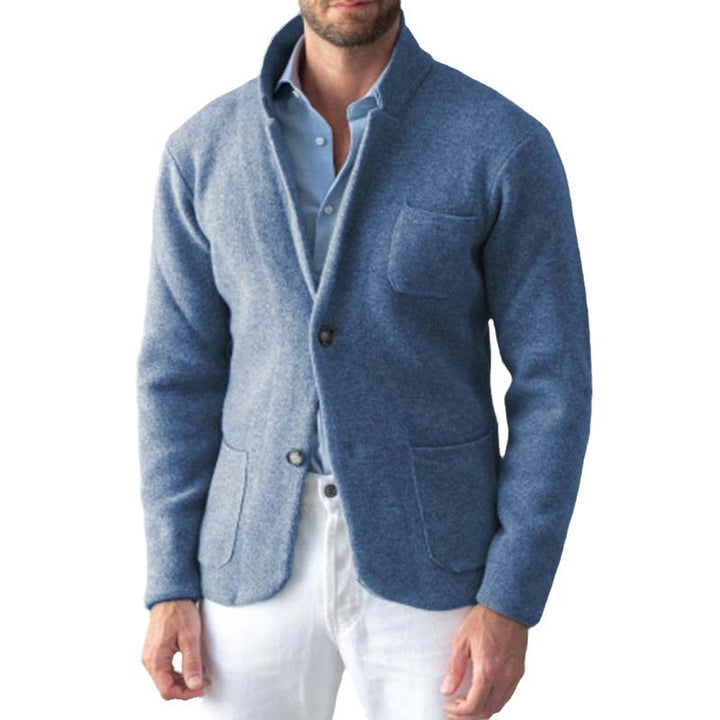 Herren Cardigan mit Eleganter Schnittführung und praktischen Taschen Echoarchiv