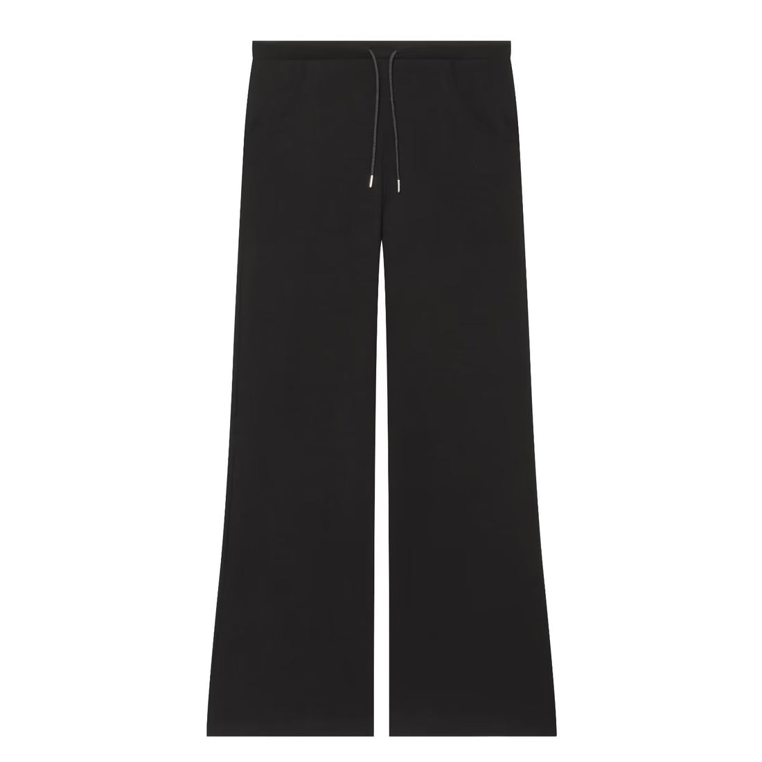 Damen Fließende Palazzo‑Loungehose mit hohem Bund, Kordelzug und aufgesetzten Eingrifftaschen Echoarchiv