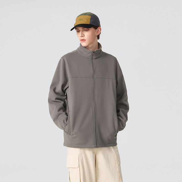 Herren Thermo-Fleece-Softshelljacke mit Stehkragen, Frontreißverschluss und elastischen Bündchen Echo Archiv