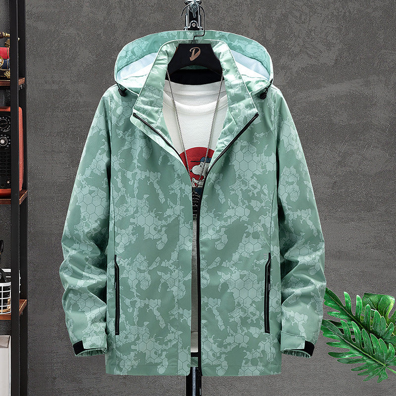 Herren Technische Windjacke Echo Archiv