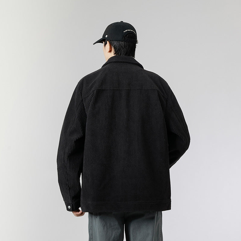 Herren Weiche Kordjacke mit Fleece-Futter Echo Archiv