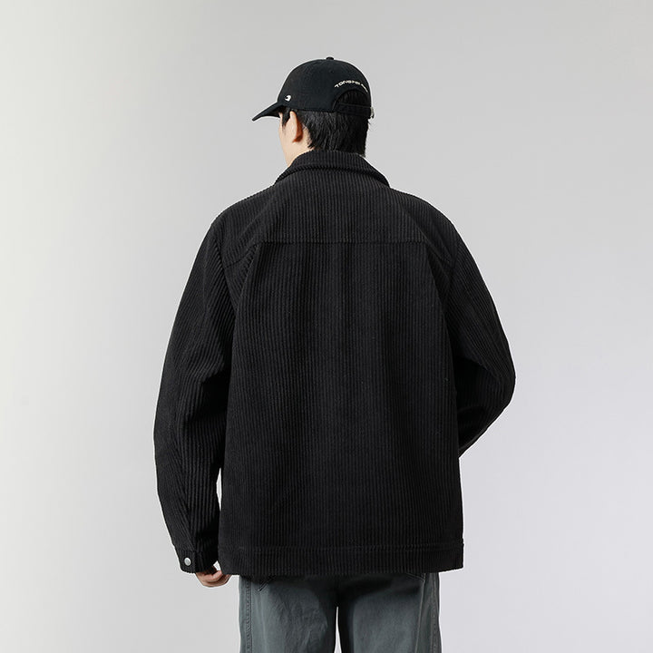 Herren Weiche Kordjacke mit Fleece-Futter Echo Archiv