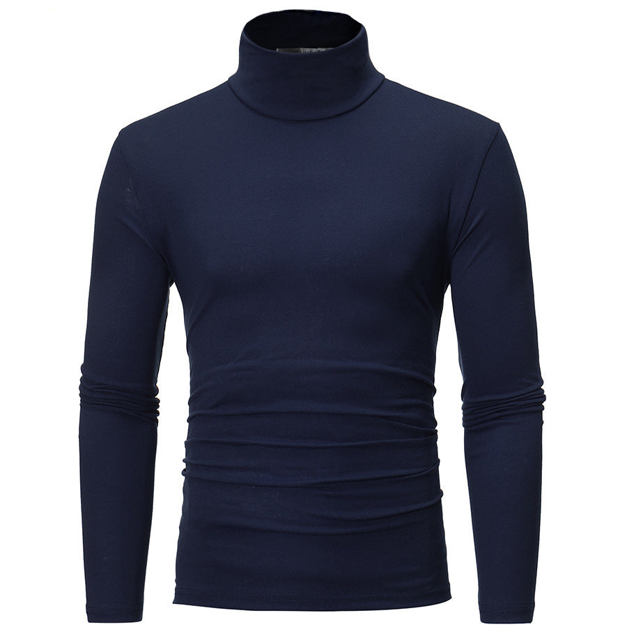 Herren eleganter Rollkragenpullover aus bequemen Stretchmaterial Echoarchiv