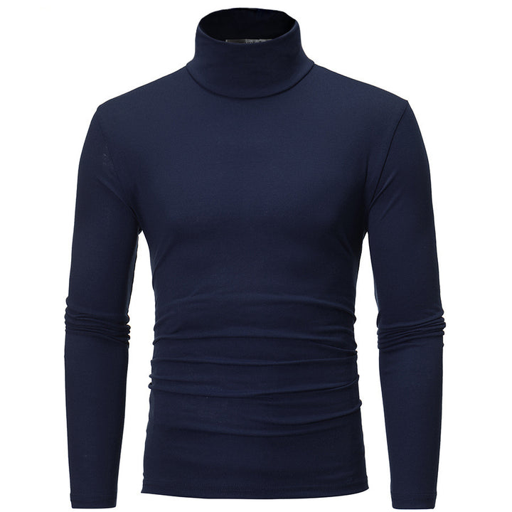 Herren eleganter Rollkragenpullover aus bequemen Stretchmaterial Echoarchiv