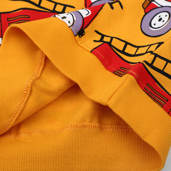 Jungen Sweatshirt mit coolem Feuerwehrfahrzeug-Motiv Echo Archiv