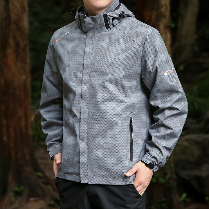 Herren wetterfeste Outdoor-Jacke Echo Archiv
