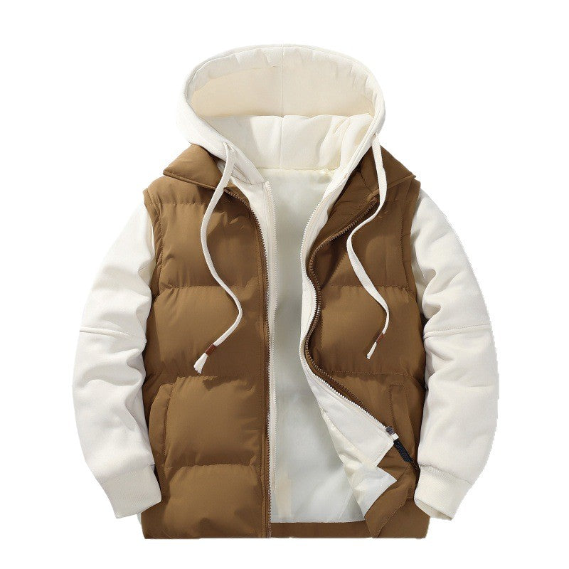 Herren Modische Übergangsjacke mit Kapuze Echoarchiv