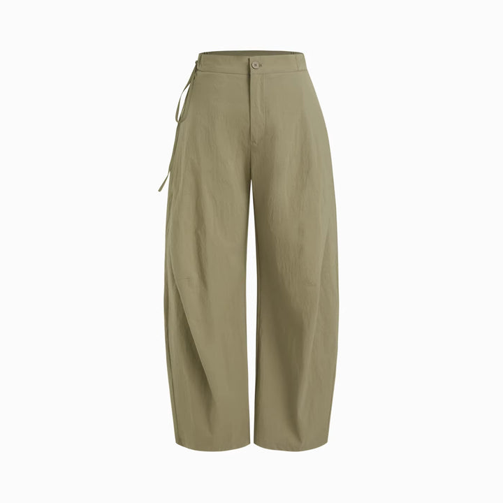 Damen lässige Culotte-Hose mit elastischem Bund und praktischen Seitentaschen Echo Archiv