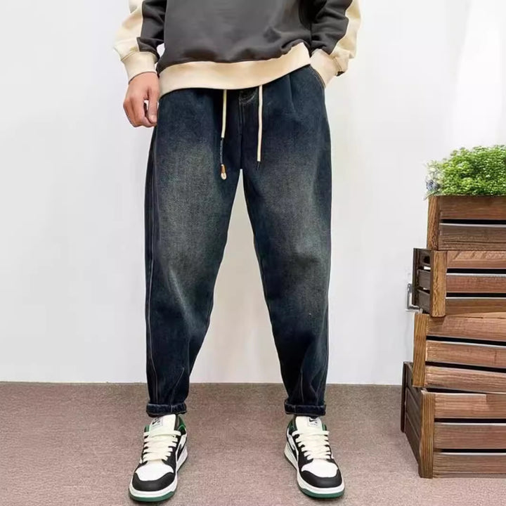 Herren Modische Ripped Jeans mit kreativen Patches Echoarchiv 1788342395
