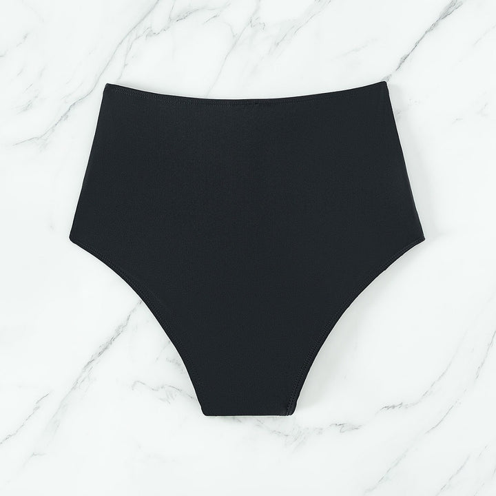 Damen Hochtaillierte Bikini-Hose mit figurformender Raffung Echo Archiv