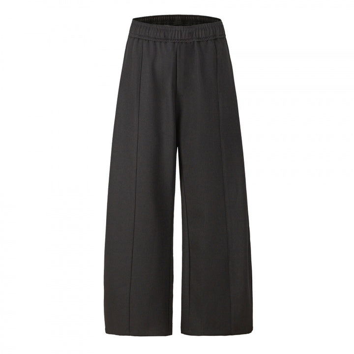 Damen Elegante Culotte-Hose mit weitem Bein, Bügelfalte und elastischem Komfortbund Echo Archiv