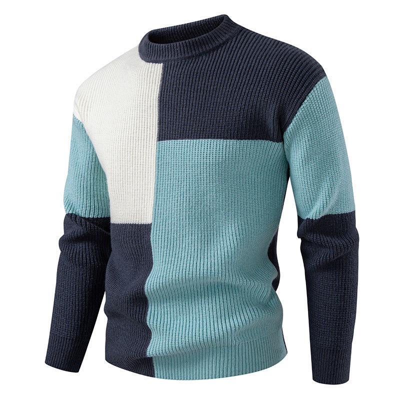 Herren stilvoller und komfortabler gestrickter Pullover Echoarchiv