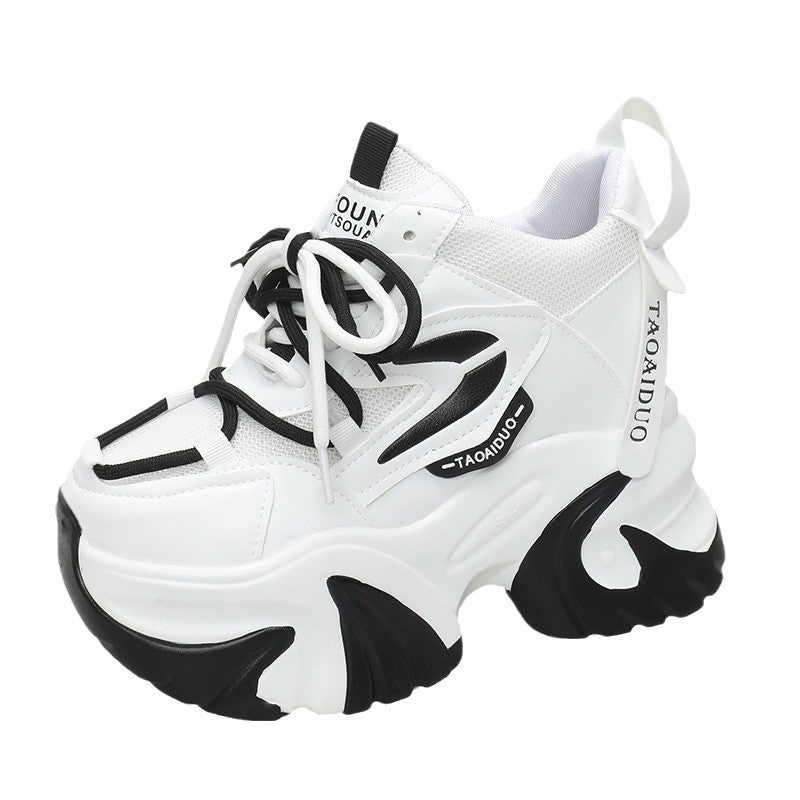 Damen nan klobige Plateau-Sneaker mit skulpturaler Profilsohle Echo Archiv