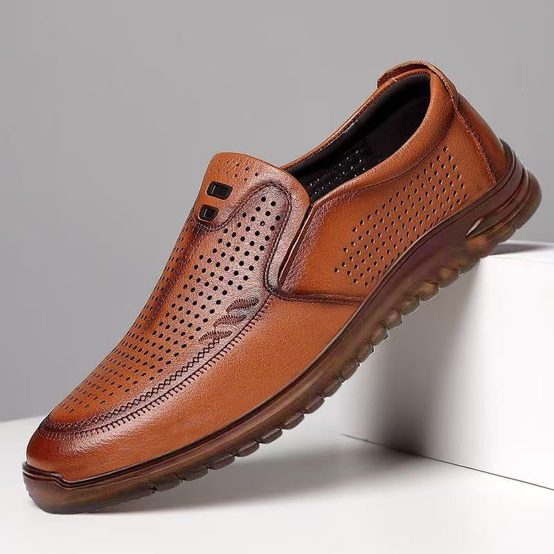 Herren Bequeme Leder Sneakers Echoarchiv