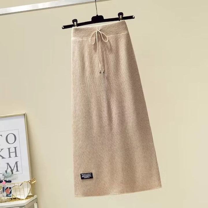 Damen Langer Midirock mit elastischem Bund Echo Archiv