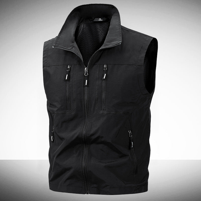 Herren Leichte Outdoor-Weste mit praktischen Taschen Echo Archiv