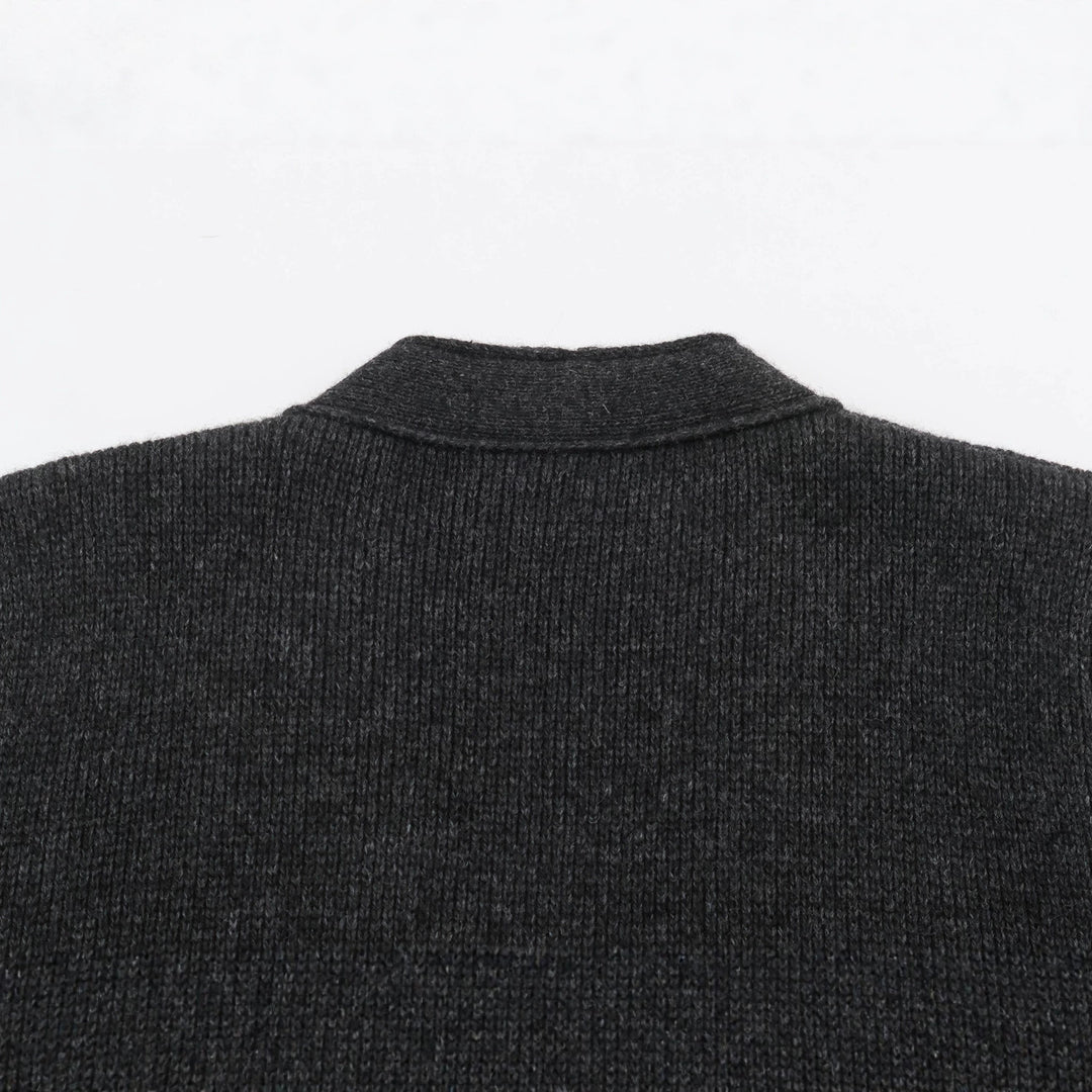 Damen Strickjacke mit Reißverschluss und Peplum-Schnitt Echoarchiv