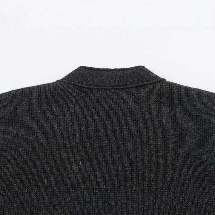Damen Strickjacke mit Reißverschluss und Peplum-Schnitt Echoarchiv