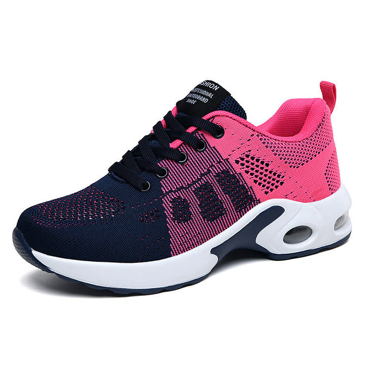 Damen atmungsaktive Strick-Sneaker mit Luftkammer-Zwischensohle und gepolstertem Einstieg Echo Archiv