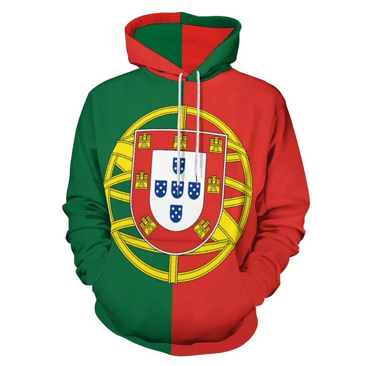 Damen Trendiger Kapuzenpullover mit kreativen Farbverlauf Echoarchiv