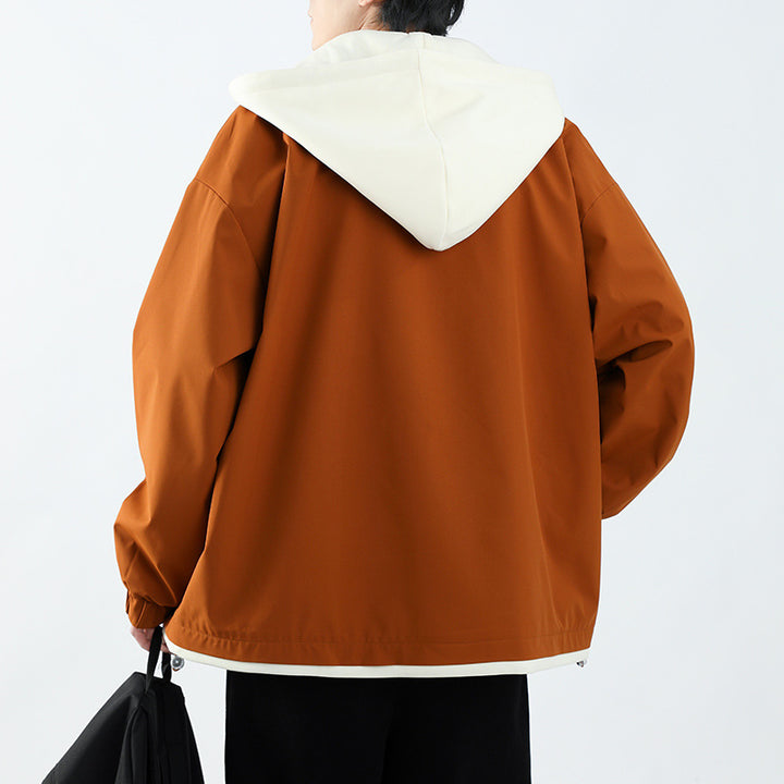 Herren Übergangsjacke mit Hoodie und praktischen Taschen Echoarchiv